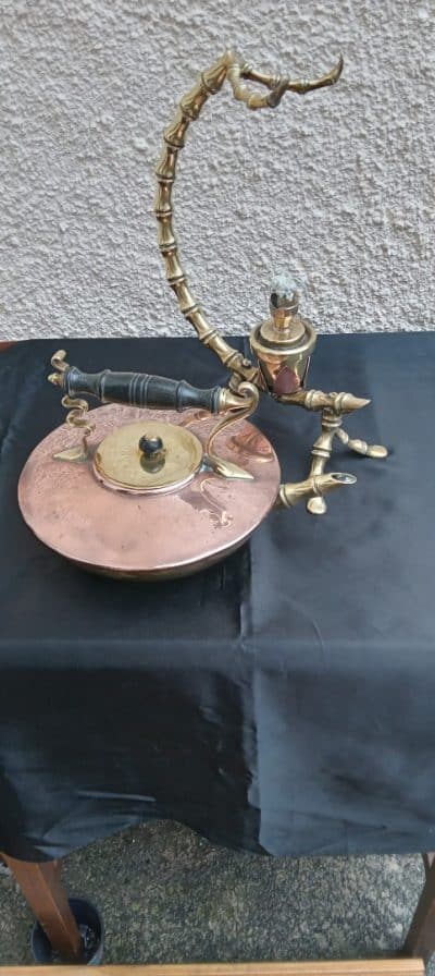 A very Nice ART-NOUVEAU Copper/Brass Kettle. So Different! - Image 3