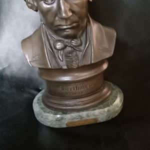 SUPERB BRONZE of LUDWIG VAN BEETHOVEN.   EDWARDIAN PERIOD Antique Collectibles