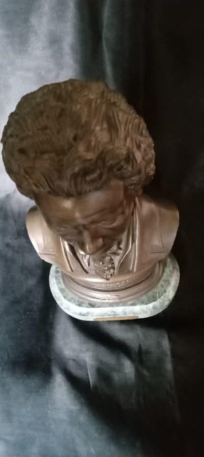 SUPERB BRONZE of LUDWIG VAN BEETHOVEN.   EDWARDIAN PERIOD Antique Collectibles 6