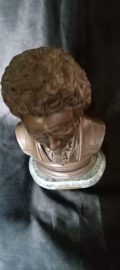SUPERB BRONZE of LUDWIG VAN BEETHOVEN.   EDWARDIAN PERIOD - Image 4