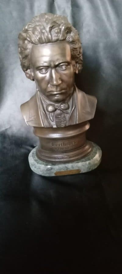 SUPERB BRONZE of LUDWIG VAN BEETHOVEN.   EDWARDIAN PERIOD Antique Collectibles 7