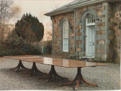20ft Georgian styled four pedistal dining table Andrew Christie Antique Tables 4