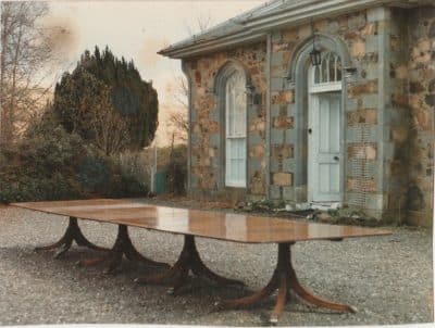 20ft Georgian styled four pedistal dining table - Image 2