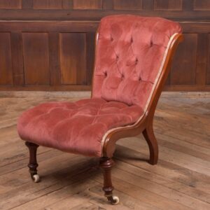 Victorian Mahogany Button Back Occasional Chair SAI2117 Antique Furniture