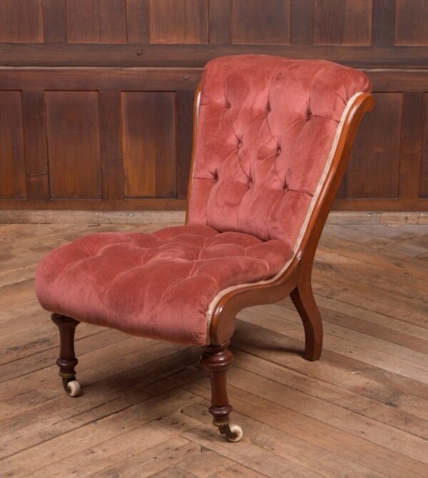 Victorian Mahogany Button Back Occasional Chair SAI2117 Antique Furniture 3