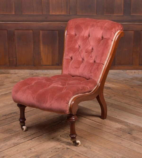 Victorian Mahogany Button Back Occasional Chair SAI2117