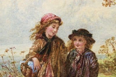 SOLD  William Stephen Colman R.W.S. Watercolor painting. - Image 3