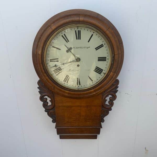 Large Drop Dial Wall clock Antique Clocks 3