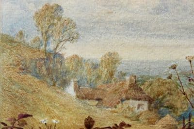 SOLD  William Stephen Colman R.W.S. Watercolor painting. Antiques Scotland Antique Art 8