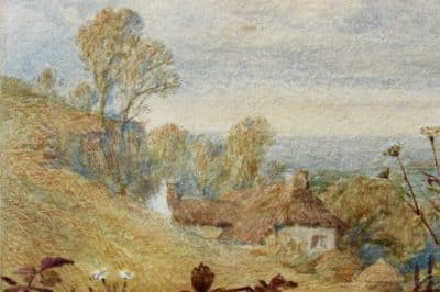 SOLD  William Stephen Colman R.W.S. Watercolor painting. - Image 6