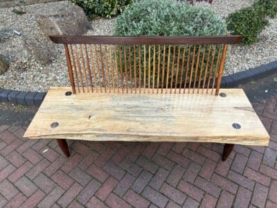 Conoid Bench Manner of Nakashima 20th century Antique Benches 5