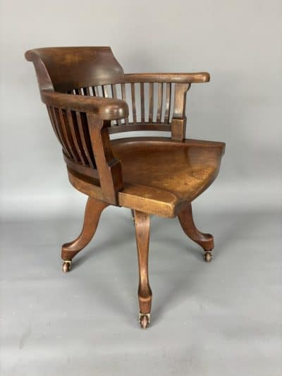 Late Victorian Swivel Desk Chair - Image 5