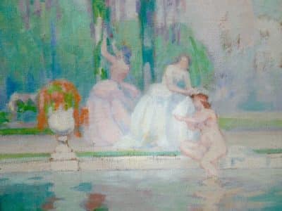 SOLD JEAN ARNAVIELLE (1881-1961) Impressionist Oil on Canvas Antiques Scotland Antique Art 6