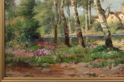 ANTOINE BOUVARD Oil painting (1870-1956) 19th century Antique Art 10