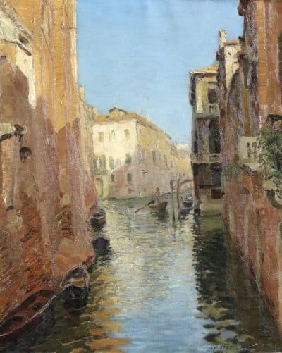 LUIGI  MORETTI (1884-1950) Oil painting Antique Art 4