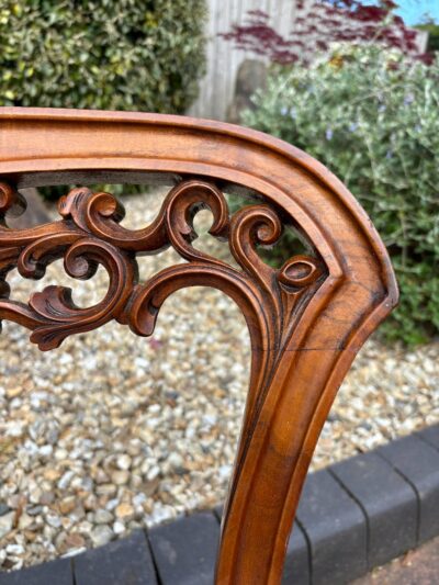 Victorian Fruitwood Bedroom Chair - Image 6