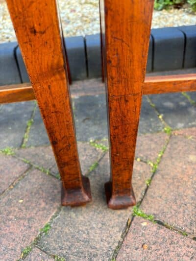 Set of Six Arts & Crafts Walnut Dining Chairs - Image 6