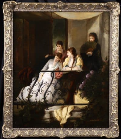 John Monteith (act1885-1903) Oil on canvas
