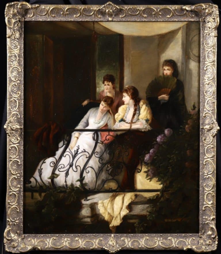 John Monteith (act1885-1903) Oil on canvas