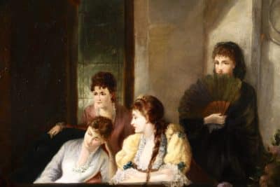 John Monteith (act1885-1903) Oil on canvas - Image 4