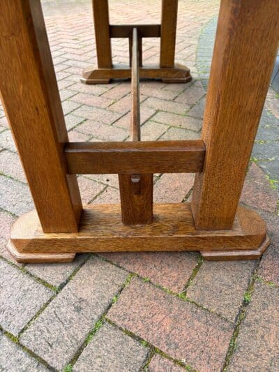 Brynmawr Arts & Crafts Oak Refectory Dining Table - Image 5