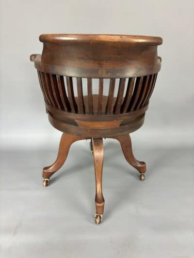 Late Victorian Swivel Desk Chair - Image 6