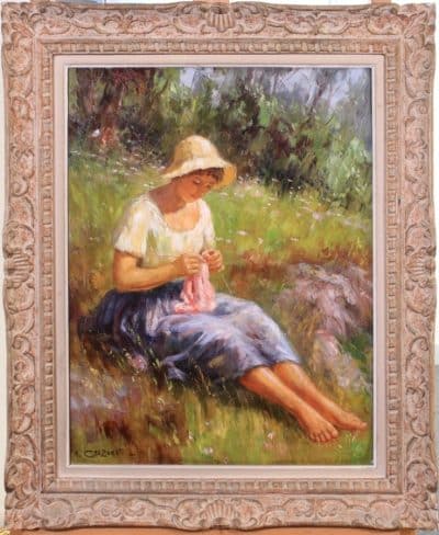ANDRE GALZENATI (1890-1970) Oil on canvas