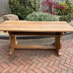Heal’s Arts & Crafts Oak Refectory Dining Table Ambrose Heal Antique Furniture 3