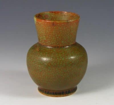 Dunmore Scottish Art Pottery Crackle glazed pot. (Scottish Pottery)