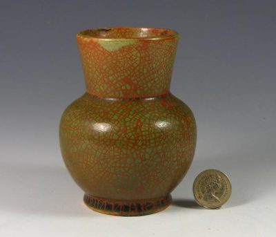 Dunmore Scottish Art Pottery Crackle glazed pot. (Scottish Pottery) 19th century Antique Ceramics 4