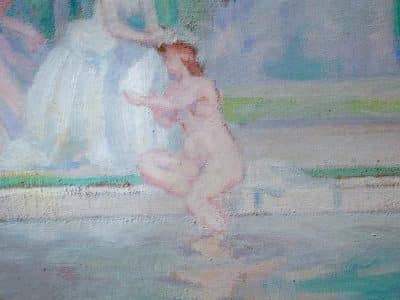 SOLD JEAN ARNAVIELLE (1881-1961) Impressionist Oil on Canvas Antiques Scotland Antique Art 9