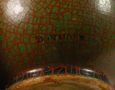 Dunmore Scottish Art Pottery Crackle glazed pot. (Scottish Pottery) - Image 4