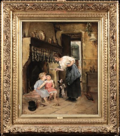 Pauline Delacroix Garnier Oil painting