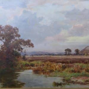 SOLD Josiah Clinton Jones RCA (1848-1936). Large Oil Painting Antique landscape Antique Art