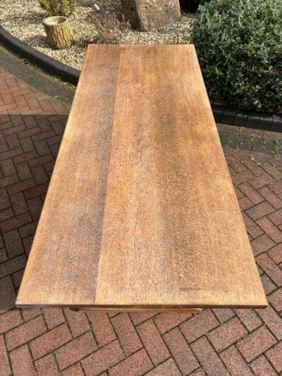 Heal's Arts & Crafts Oak Refectory Dining Table - Image 5