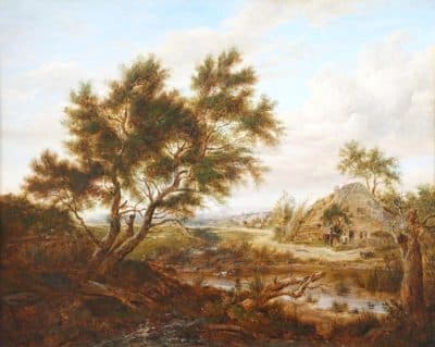 SOLD Patrick Nasmyth R.A. Oil on Canvas (1787-1831) Antique paintings Edinburgh Antique Art 4