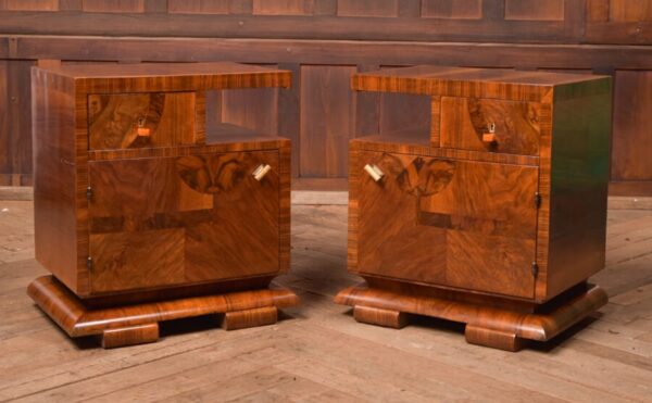 Art Deco Walnut Bedside Cabinets SAI2784 Antique Cabinets 3