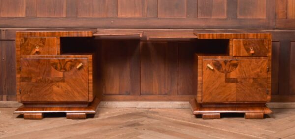 Art Deco Walnut Bedside Cabinets SAI2784 - Image 3
