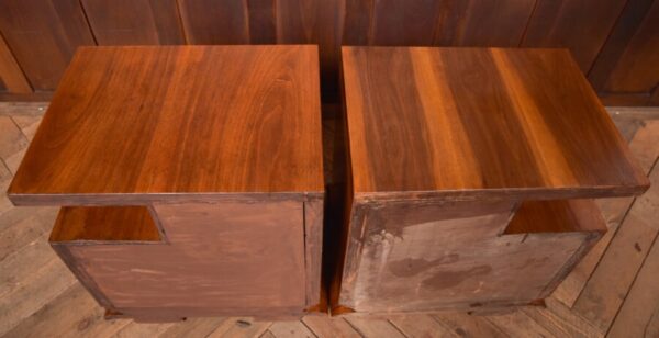 Art Deco Walnut Bedside Cabinets SAI2784 - Image 11