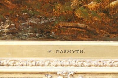 SOLD Patrick Nasmyth R.A. Oil on Canvas (1787-1831) Antique paintings Edinburgh Antique Art 11