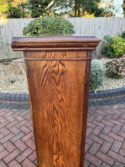 Arts & Crafts Glazed Oak Bookcase - Image 10