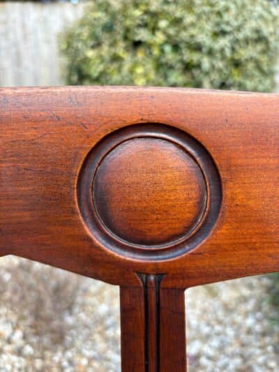 Set of Six Arts & Crafts Walnut Dining Chairs - Image 4