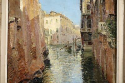 LUIGI  MORETTI (1884-1950) Oil painting Antique Art 6