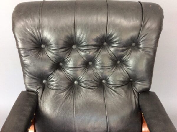 19th Century Reclining Library Reading Chair - Image 5