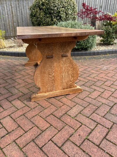 Heal's Arts & Crafts Oak Refectory Dining Table - Image 7