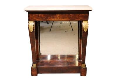 19thc French Marble Top Console Table - Image 4
