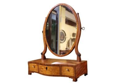 George III Box Base Toilet Mirror - Image 3
