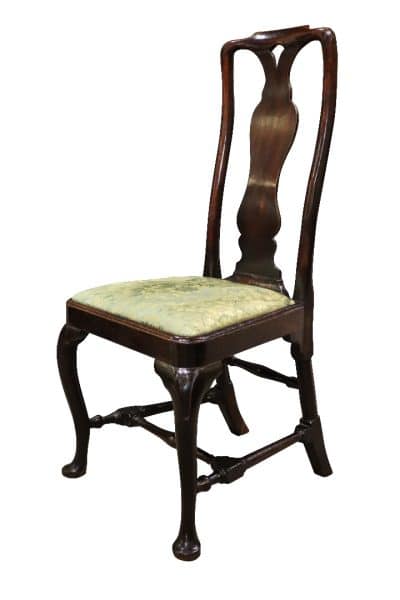Pair of Geo I Walnut High Back Chairs - Image 4