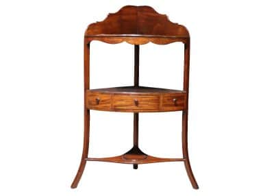 19thc Mahogany Corner Washstand