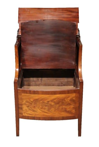 Regency Mahogany Commode - Image 4